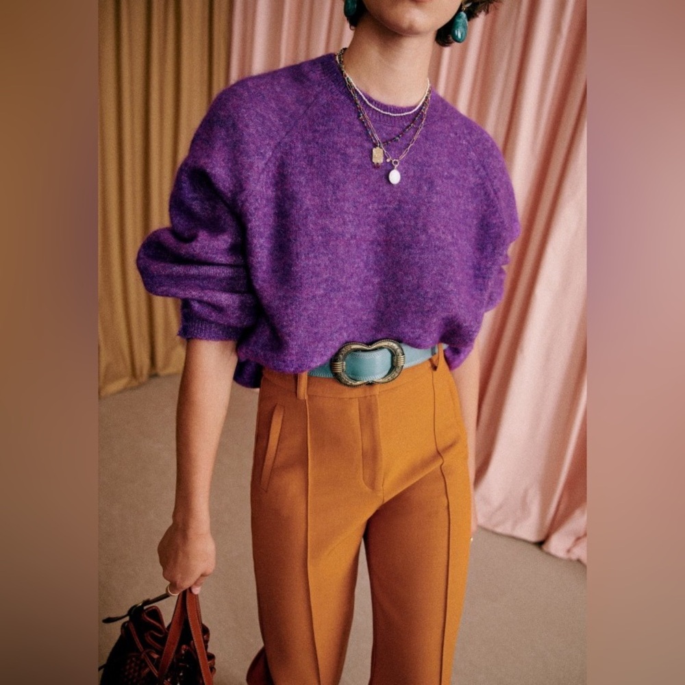Sezane Louise Jumper - Purple XXXL